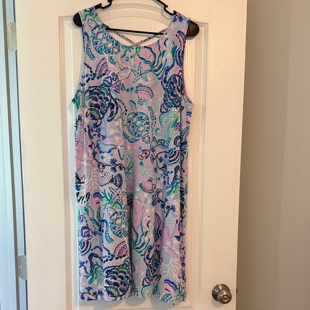 Lilly Pulitzer Kristen swing dress in Lilac Mermaid for You